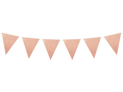 Lobogó zászlók rózsaszín arany - 180 cm - 1 db.