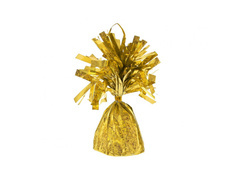 Fóliasúlyok héliummal töltött léggömbökhöz - holografikus arany - 145 g