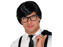 Fekete férfi paróka - 1 db.