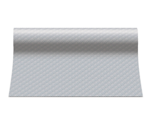 Asztali futó dekoráció szürke mintával - 480 x 33 cm - 1 db.