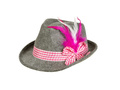 Bajor kalap rózsaszín tollakkal - 1 db.