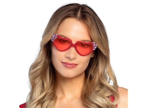 Szerelmes szív szemüveg - 1 db.