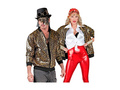 Gold Party Sequin Jacket - Bomber Jacket - Leopárd motívummal