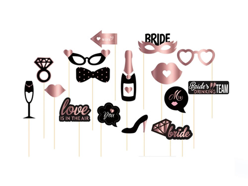 Fotó kellékek a leánybúcsúra - 16 db.