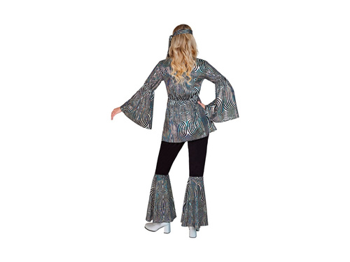 70-es évek diszkó jelmez - ezüst hullámok