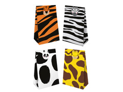 Papírzacskók Állatok - 4 db.