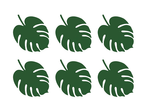 Aloha asztali névjegykártyák - 14,5 x 11 cm - 6 db.