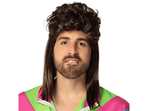 Barna férfi diszkó paróka - Larry - 1 db.