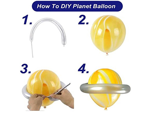 Zestaw balonów do girlandy Kosmos - 85 szt.