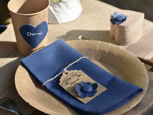 Kraft tányérok - 22,5 cm - 10 db.