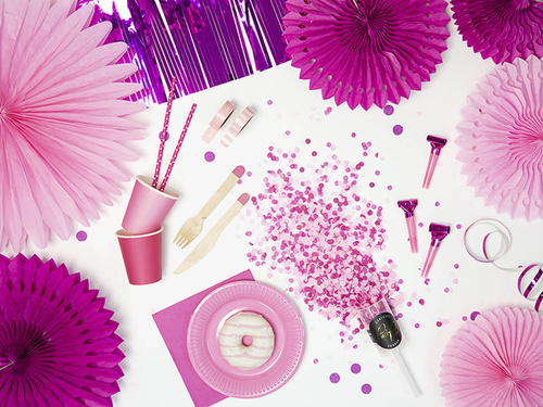 Holografikus streamer - rózsaszín - 18 db.