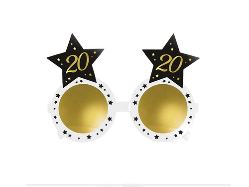 Csillagszemüveg 20. születésnapra - 1 db.