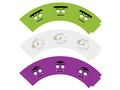 Cupcake liners Monster - 6 db.