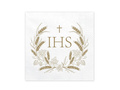 IHS úrvacsorai szalvéta - 33 cm - 12 db.