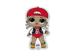 MC Swag LOL Surprise fólia léggömb - 31 x 18 cm - 1 db.