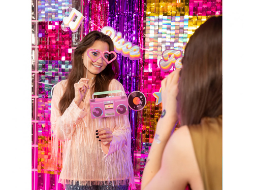 Szilveszteri fotó kellékek - 14 db.