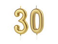 Arany számgyertyák - 30 - 2 db.