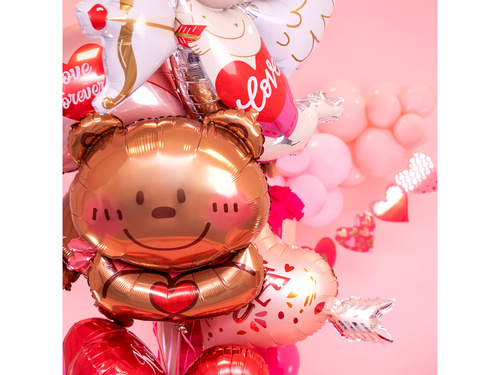 Mackós fólialufi szívvel - 58x75 cm - 1 db.