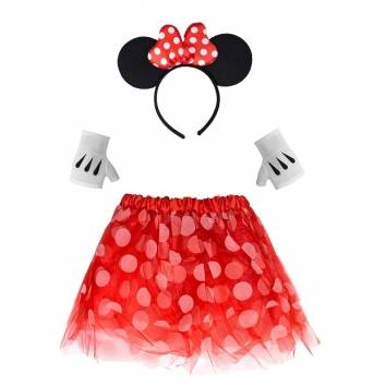 Piros egérkészlet - 3 elem.