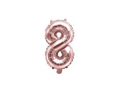 8-as számú fólialufi arany rózsaszín - 35 cm
