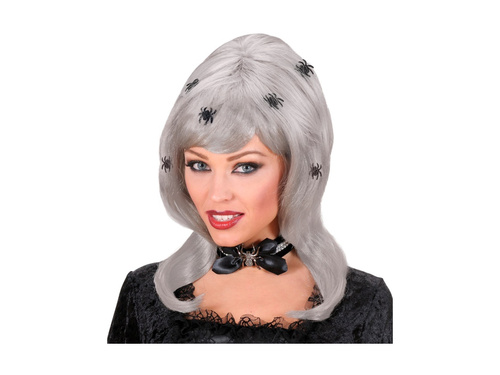 Spiderlady paróka pókokkal