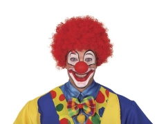 Afro vörös paróka - 1 db.