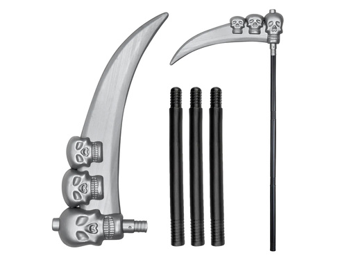 Halloween kasza a koponyához koponyákkal - 103 cm - 1 db.