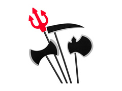 Puha habfegyver 90 cm - 4 féle stílus - mix