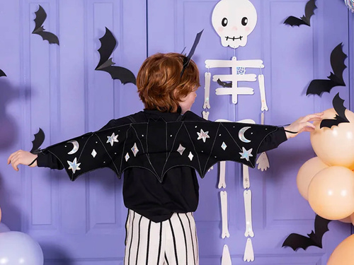 Fekete denevérszárnyak Halloweenre