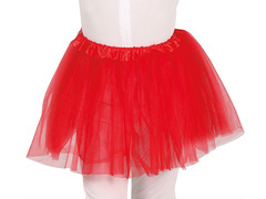 Tutu szoknya lányoknak - piros - 30 cm - 1 db.