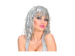 Ezüst paróka laméval