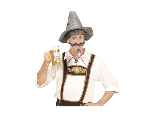 Bajor paróka bajusszal és kecskeszakállal