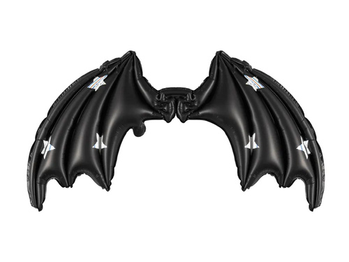 A denevér szárnyai fekete fólialufi - 85 x 50 cm - 1 db.