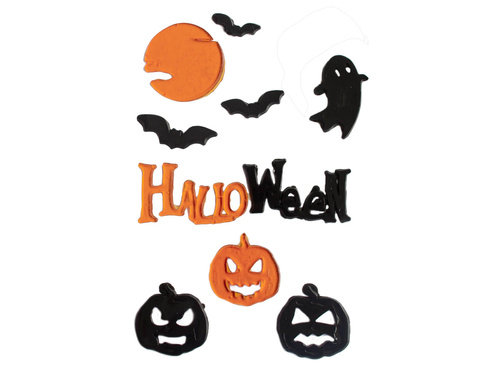 Halloween ablakmatricák - 1 készlet