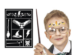 Varázsló smink sablon