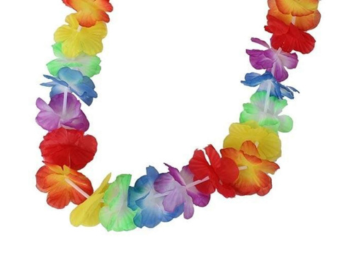 Hawaii többszínű füzér - 300 cm - 1 db.
