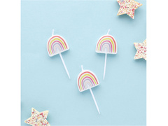 Szivárvány szedő gyertyák - 5 db.