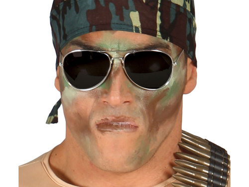 Fekete rendőrszemüveg - 1 db.