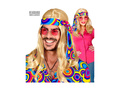 70-es évek szőke paróka Disco Fever Hippie. egy zenekarral