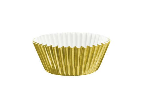 Arany cupcake liners - 100 db.