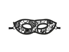 Csipkegömb maszk fekete - 1 db.