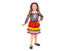 Mexikói koponya jelmez - 1 db.