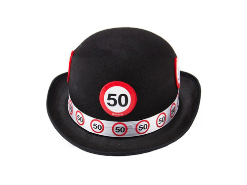 50. születésnapi kalap - 1 db.