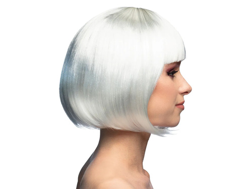 Retro fehér paróka - 1 db.