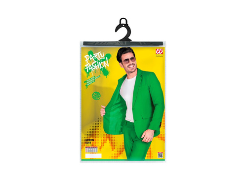 Party jelmez - zöld öltöny