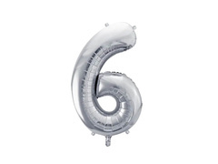 Fólialufi 6-os ezüst - 72 cm - 1 db.