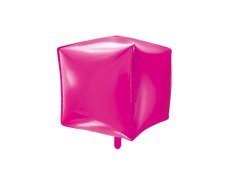 Fóliakocka lufi sötét rózsaszín - 35 cm - 1 db.