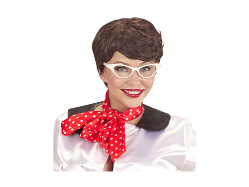 50-es évek paróka. sállal