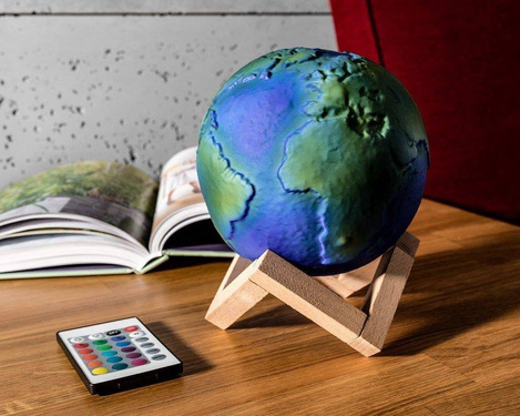 3D gömblámpa - 16 színben