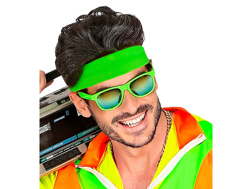 Neonzöld fejpánt - 1 db.